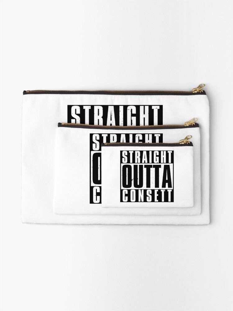 Thumbnail 2 of 4, Zipper Pouch, Straight Outta Consett designed and sold by Ragetroll.