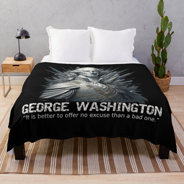 Item preview, Abstract Portrait of George Washington with Quote designed and sold by Hungry-Murphy.