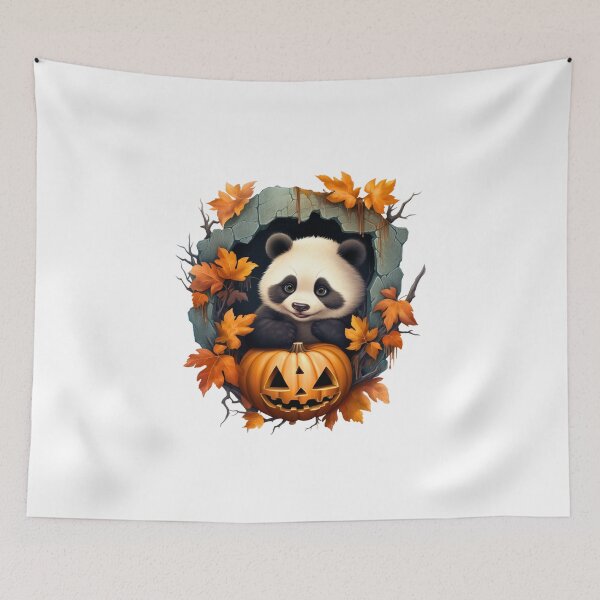 Item preview, Teen Panda's Halloween Mischief Tee designed and sold by Moisky Patterns.