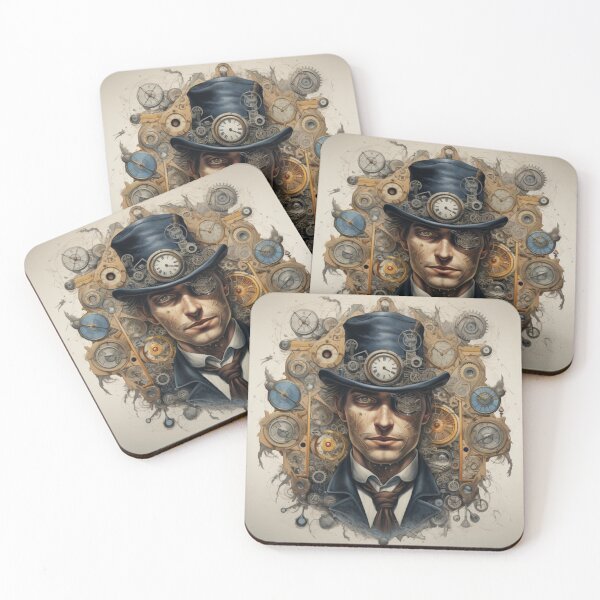 Item preview, Victorian Steampunk Clockwork Detective Victorian Inspired Art  designed and sold by CDC40.