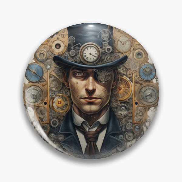 Item preview, Victorian Steampunk Clockwork Detective Victorian Inspired Art  designed and sold by CDC40.
