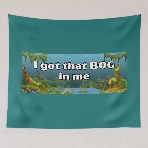 Item preview, I Got That BOG In Me Bumper Sticker designed and sold by hyperfocusrach.