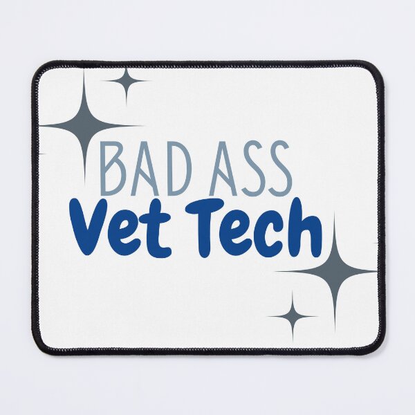 Item preview, Bad Ass Vet Tech - Blue designed and sold by GoatAndCamel.