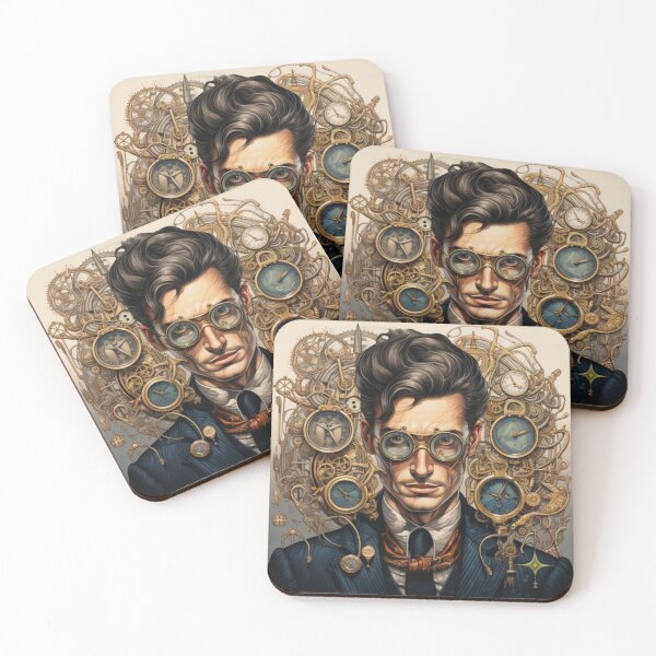 Item preview, Victorian Steampunk Clockwork Detective Victorian Inspired Art  designed and sold by CDC40.