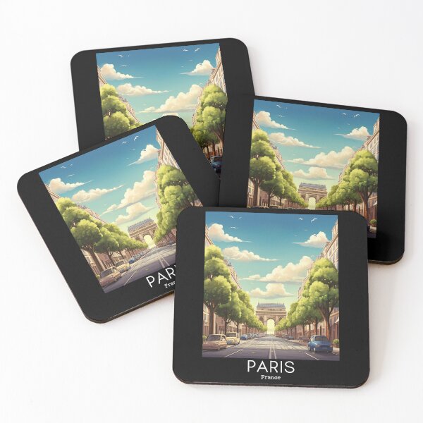 Item preview, A Vintage Travel Illustration of Paris - France designed and sold by GoodOldVintage.