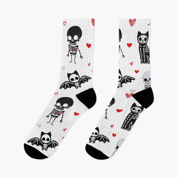 Item preview, Cute Halloween Skeletons Stickers Pattern 6 designed and sold by Monies-Designs.