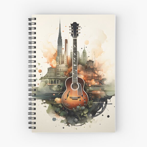 Item preview, Guitar in the Cityscape designed and sold by soulofalion.