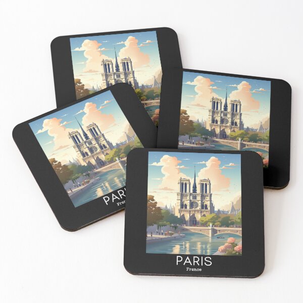 Item preview, A Vintage Travel Illustration of Paris - France designed and sold by GoodOldVintage.