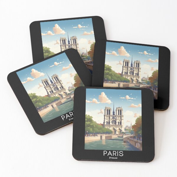 Item preview, A Vintage Travel Illustration of Paris - France designed and sold by GoodOldVintage.