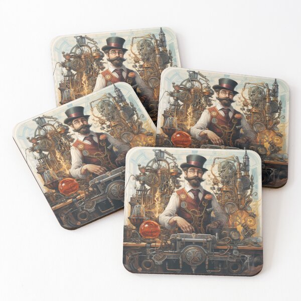 Item preview, Victorian Steampunk Inventor Victorian Inspired Art  designed and sold by CDC40.