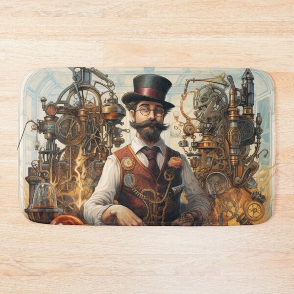 Item preview, Victorian Steampunk Inventor Victorian Inspired Art  designed and sold by CDC40.