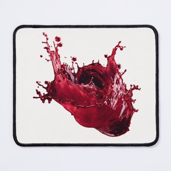 Item preview, Staged photography of a vibrant red wine splash in the style of the red wine flood in Portugal designed and sold by AI-Only Creations.