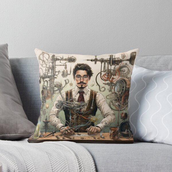Item preview, Victorian Steampunk Inventor Victorian Inspired Art  designed and sold by CDC40.
