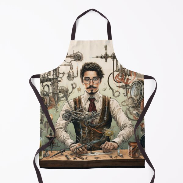 Item preview, Victorian Steampunk Inventor Victorian Inspired Art designed and sold by CDC40.