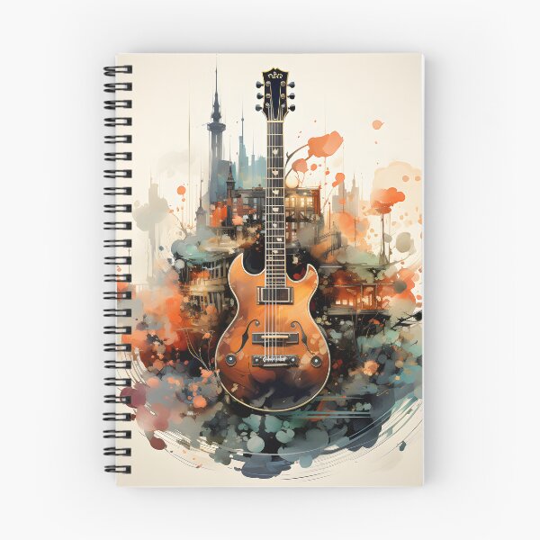 Item preview, Guitar in the Cityscape designed and sold by soulofalion.