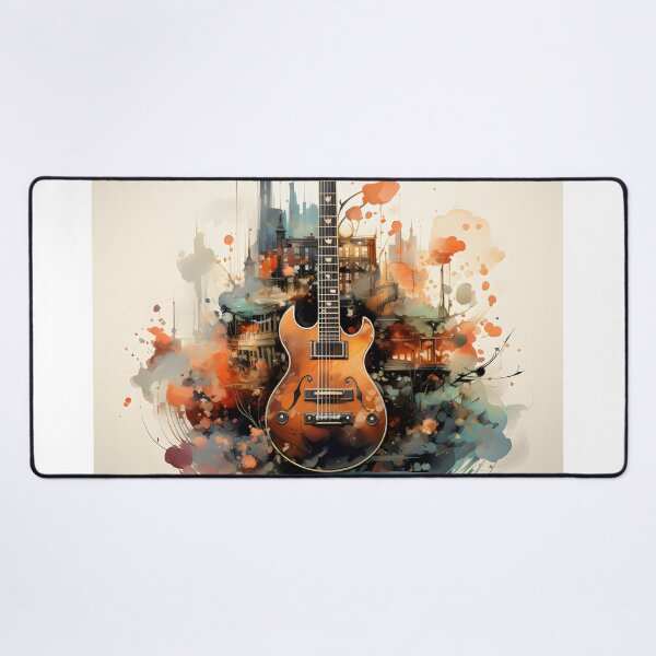 Item preview, Guitar in the Cityscape designed and sold by soulofalion.