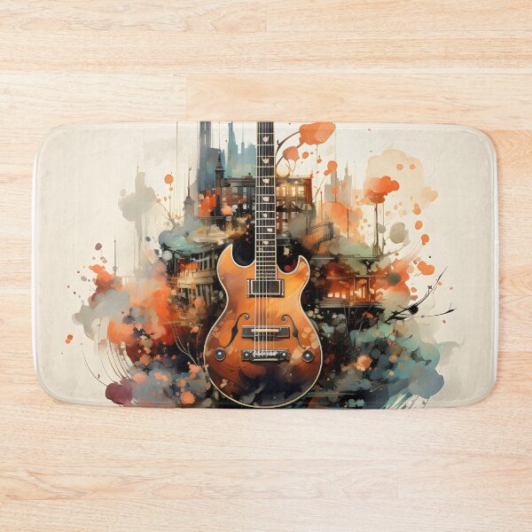 Item preview, Guitar in the Cityscape designed and sold by soulofalion.