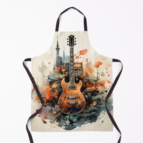 Item preview, Guitar in the Cityscape designed and sold by soulofalion.