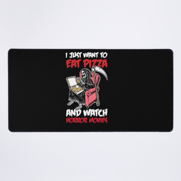 Item preview, Eat Pizza and Watch Horror Movies designed and sold by ArtMeetsPizza.