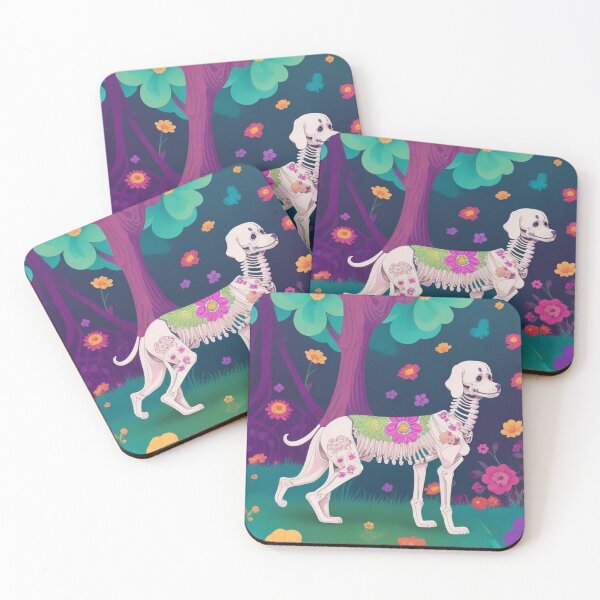 Item preview, Day Of The Dead Dog Skulls Sugar Puppy Mexican Death Day For Dog Lover  designed and sold by Petsthetic.