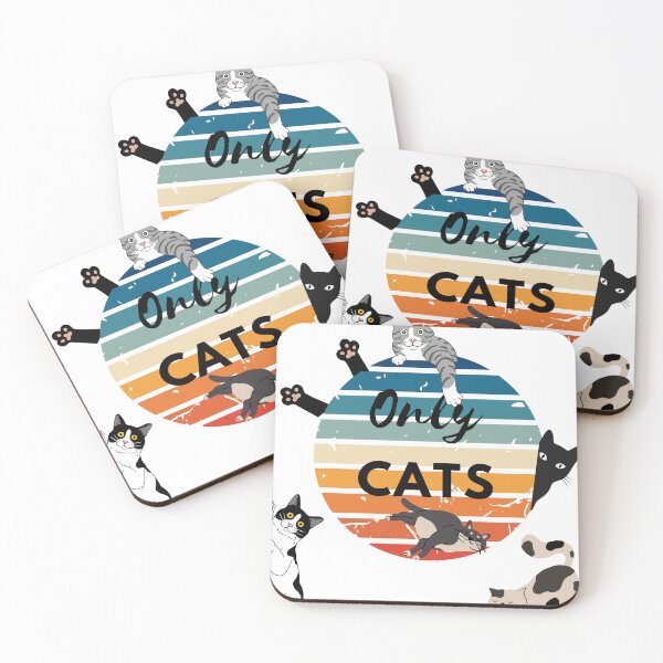 Item preview, Only Cats Design 2 designed and sold by ARTCLAYSTO.