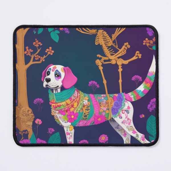Item preview, Day Of The Dead Dog Skulls Sugar Puppy Mexican Death Day For Dog Lover designed and sold by Petsthetic.