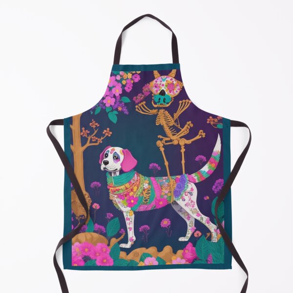 Item preview,  Day Of The Dead Dog Skulls Sugar Puppy Mexican Death Day For Dog Lover  designed and sold by Petsthetic.