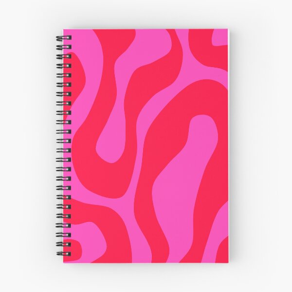 Item preview, Bold Vivid Swirl Pattern in Pink and Neon Red designed and sold by Deutschic.
