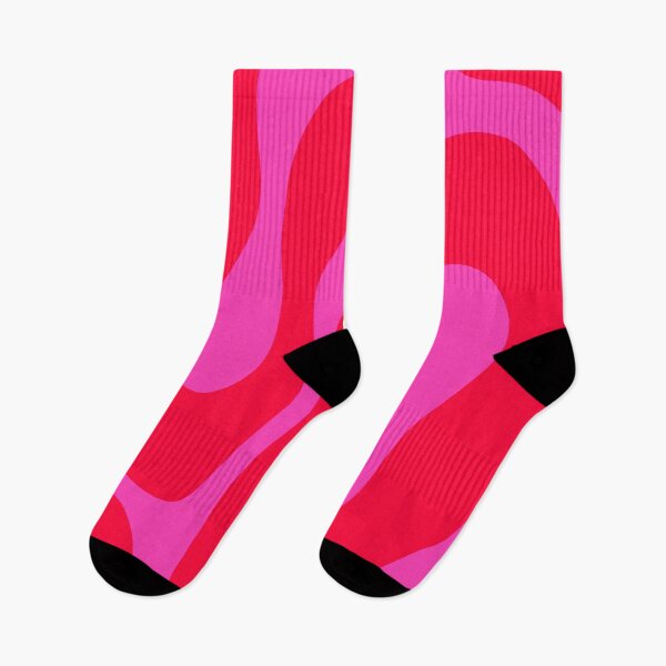 Item preview, Bold Vivid Swirl Pattern in Pink and Neon Red designed and sold by Deutschic.