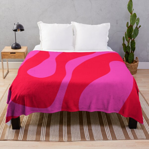 Item preview, Bold Vivid Swirl Pattern in Pink and Neon Red designed and sold by Deutschic.
