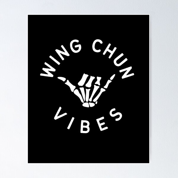 Item preview, Wing Chung Skeleton Shaka Vibes T-Shirt designed and sold by Polishthestone.