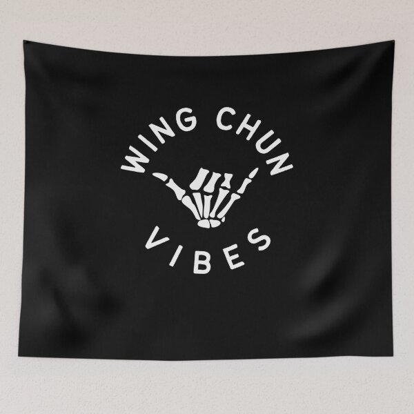 Item preview, Wing Chung Skeleton Shaka Vibes T-Shirt designed and sold by Polishthestone.