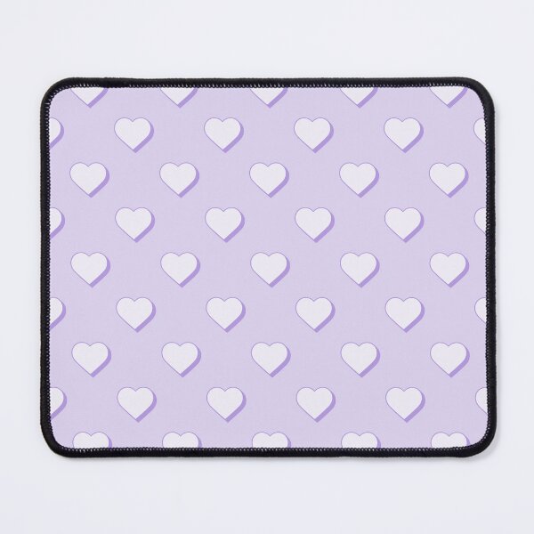 Item preview, Soft pastel purple heart pattern  designed and sold by dreammindnight.