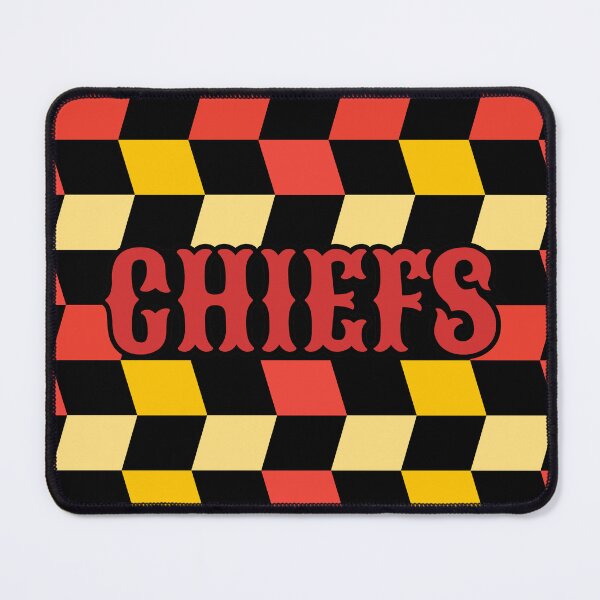 Item preview, KC Chiefs Circus Funhouse Checkered Graphic designed and sold by TheVelvetBanana.