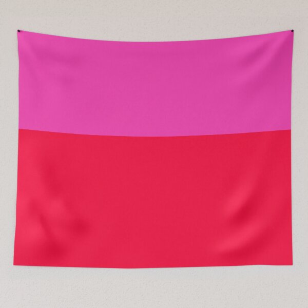Item preview, Bold Vivid Pink and Neon Red Colorblock designed and sold by Deutschic.