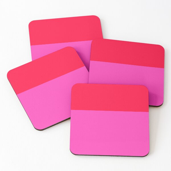 Item preview, Bold Vivid Neon Red and Pink Colorblock designed and sold by Deutschic.