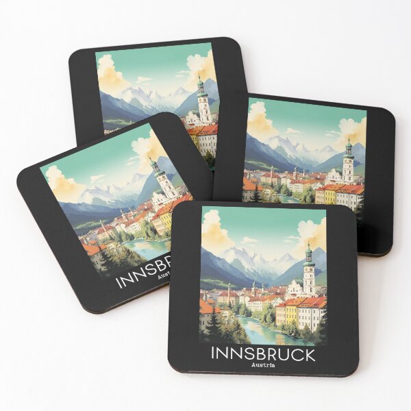 Item preview, A Vintage Travel Illustration of Innsbruck - Austria  designed and sold by GoodOldVintage.