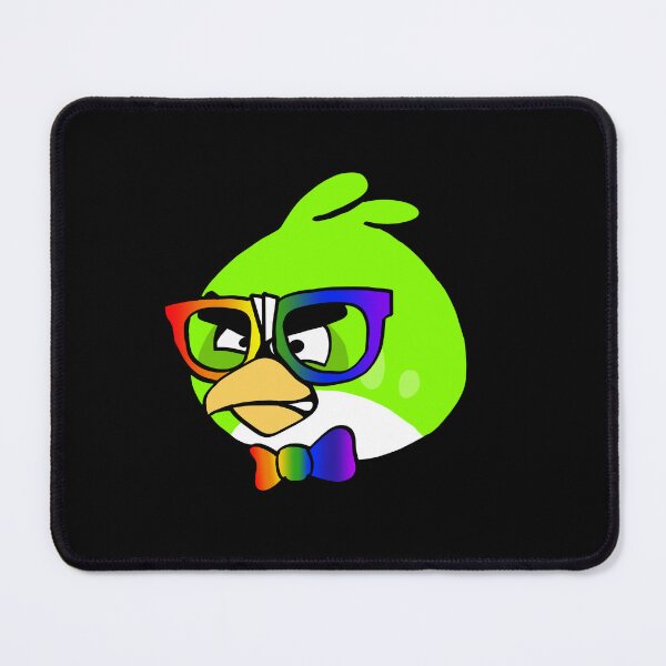 Item preview, Nerdy Bird with Pride colors designed and sold by acupandspoonie.