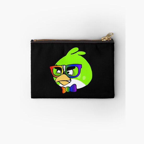 Item preview, Nerdy Bird with Pride colors designed and sold by acupandspoonie.