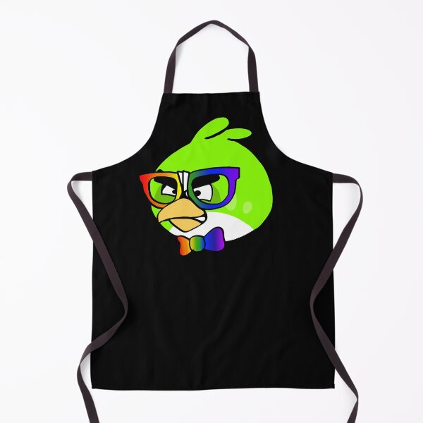 Item preview, Nerdy Bird with Pride colors designed and sold by acupandspoonie.