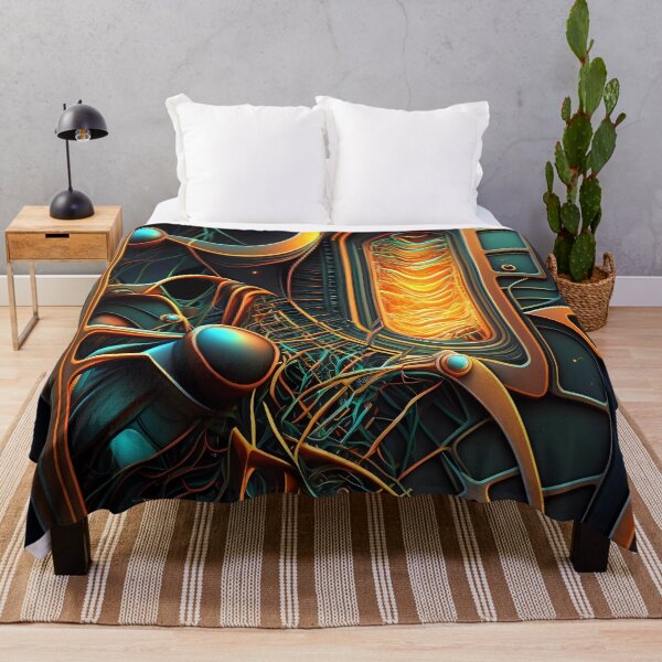 Item preview, “Cyberpunk Mosaic: Futuristic Circuit Art” designed and sold by Art-Vortex-fr.