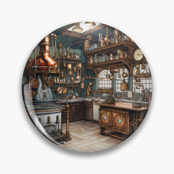 Item preview, Victorian Steampunk Kitchen Victorian Inspired Art  designed and sold by CDC40.