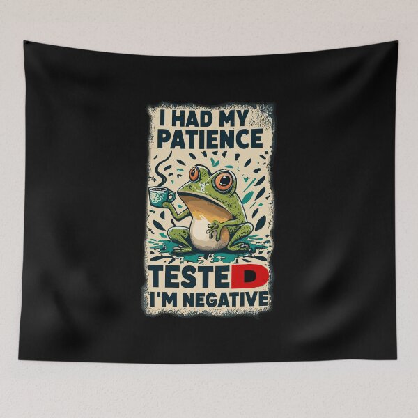 Item preview, Caffeine-Fueled Froggy Fury designed and sold by Vo0do0oo.