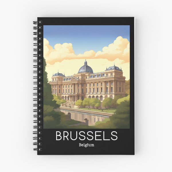 Item preview, A Vintage Travel Illustration of Brussels - Belgium designed and sold by GoodOldVintage.
