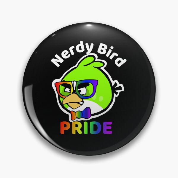 Item preview, Nerdy Bird Pride White Letters designed and sold by acupandspoonie.