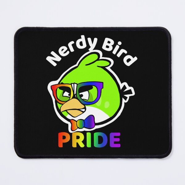 Item preview, Nerdy Bird Pride White Letters designed and sold by acupandspoonie.