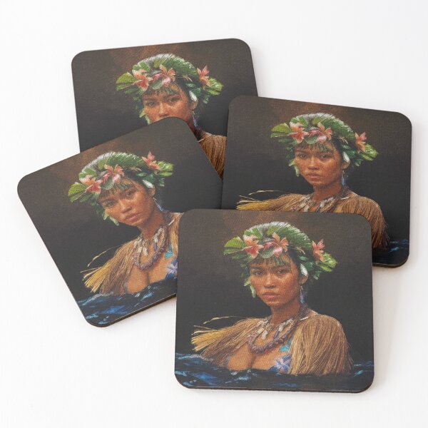 Item preview, Lady of the Sea - Pacific Island Series designed and sold by AUTHENTIC AMERICANA ARTS.