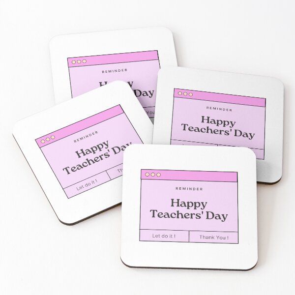Item preview, Reminder Happy Teachers' Day designed and sold by teacherpeiyuan.