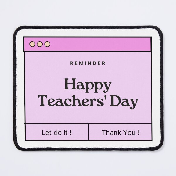 Item preview, Reminder Happy Teachers' Day designed and sold by teacherpeiyuan.