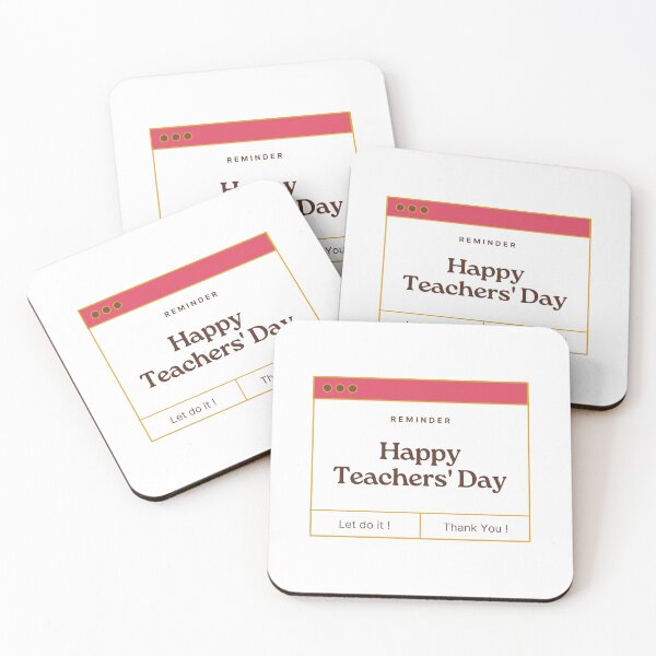 Item preview, Reminder Happy Teachers' Day designed and sold by teacherpeiyuan.